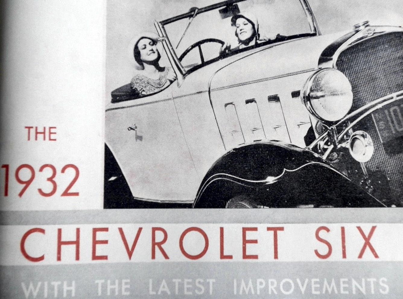 1932 Chev Six Australian RHD Brochure